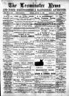 Leominster News and North West Herefordshire & Radnorshire Advertiser Friday 27 August 1886 Page 1