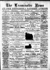 Leominster News and North West Herefordshire & Radnorshire Advertiser Friday 03 September 1886 Page 1