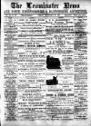 Leominster News and North West Herefordshire & Radnorshire Advertiser Friday 10 September 1886 Page 1