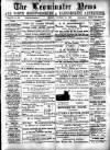 Leominster News and North West Herefordshire & Radnorshire Advertiser Friday 22 October 1886 Page 1