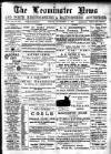 Leominster News and North West Herefordshire & Radnorshire Advertiser Friday 05 November 1886 Page 1