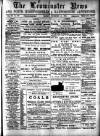 Leominster News and North West Herefordshire & Radnorshire Advertiser Friday 17 December 1886 Page 1