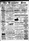 Leominster News and North West Herefordshire & Radnorshire Advertiser Friday 07 October 1887 Page 1