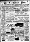 Leominster News and North West Herefordshire & Radnorshire Advertiser Friday 18 November 1887 Page 1