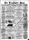Leominster News and North West Herefordshire & Radnorshire Advertiser Friday 01 November 1889 Page 1