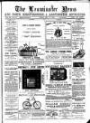 Leominster News and North West Herefordshire & Radnorshire Advertiser Friday 12 May 1893 Page 1
