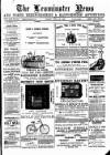 Leominster News and North West Herefordshire & Radnorshire Advertiser Friday 28 July 1893 Page 1