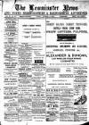 Leominster News and North West Herefordshire & Radnorshire Advertiser Friday 04 January 1895 Page 1