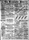 Leominster News and North West Herefordshire & Radnorshire Advertiser Friday 14 March 1902 Page 1
