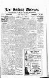 Reading Observer Saturday 11 February 1922 Page 1
