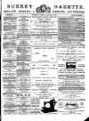 Surrey Gazette Thursday 31 January 1889 Page 1