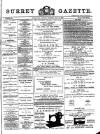Surrey Gazette Monday 13 May 1889 Page 1
