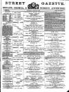 Surrey Gazette Saturday 24 August 1889 Page 1