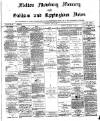 Melton Mowbray Mercury and Oakham and Uppingham News Thursday 29 May 1884 Page 1