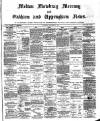 Melton Mowbray Mercury and Oakham and Uppingham News Thursday 11 September 1884 Page 1