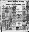 Melton Mowbray Mercury and Oakham and Uppingham News Thursday 30 January 1890 Page 1