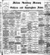 Melton Mowbray Mercury and Oakham and Uppingham News Thursday 14 July 1892 Page 1