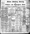 Melton Mowbray Mercury and Oakham and Uppingham News Thursday 12 January 1893 Page 1