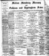 Melton Mowbray Mercury and Oakham and Uppingham News Thursday 03 January 1901 Page 1