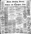 Melton Mowbray Mercury and Oakham and Uppingham News Thursday 24 October 1901 Page 1