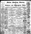 Melton Mowbray Mercury and Oakham and Uppingham News Thursday 04 June 1903 Page 1