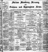 Melton Mowbray Mercury and Oakham and Uppingham News Thursday 22 February 1906 Page 1