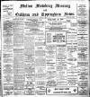 Melton Mowbray Mercury and Oakham and Uppingham News Thursday 03 April 1913 Page 1