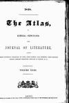 Atlas Saturday 17 June 1848 Page 1