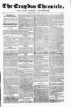 Croydon Chronicle and East Surrey Advertiser Saturday 25 August 1855 Page 1