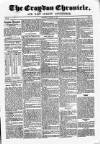 Croydon Chronicle and East Surrey Advertiser Saturday 20 October 1855 Page 1