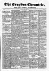 Croydon Chronicle and East Surrey Advertiser Saturday 15 December 1855 Page 1