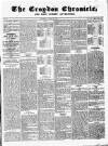 Croydon Chronicle and East Surrey Advertiser Saturday 23 August 1856 Page 1