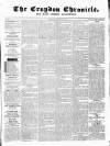 Croydon Chronicle and East Surrey Advertiser Saturday 24 January 1857 Page 1