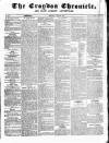 Croydon Chronicle and East Surrey Advertiser Saturday 20 June 1857 Page 1