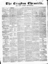 Croydon Chronicle and East Surrey Advertiser Saturday 04 July 1857 Page 1