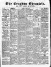 Croydon Chronicle and East Surrey Advertiser Saturday 22 August 1857 Page 1