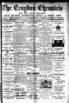 Croydon Chronicle and East Surrey Advertiser Thursday 01 April 1909 Page 1