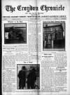 Croydon Chronicle and East Surrey Advertiser Saturday 12 March 1910 Page 1