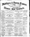 Middlesex & Surrey Express Saturday 29 January 1887 Page 1