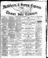 Middlesex & Surrey Express Saturday 10 September 1887 Page 1