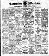 Todmorden Advertiser and Hebden Bridge Newsletter Friday 03 February 1922 Page 1