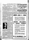 Northampton Chronicle and Echo Wednesday 02 January 1924 Page 8