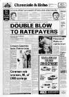 Northampton Chronicle and Echo Wednesday 08 January 1986 Page 1
