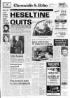 Northampton Chronicle and Echo Thursday 09 January 1986 Page 1