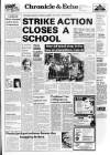Northampton Chronicle and Echo Monday 13 January 1986 Page 1