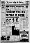Northampton Chronicle and Echo Monday 03 April 1989 Page 1