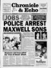 Northampton Chronicle and Echo Thursday 18 June 1992 Page 1