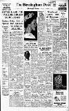 Birmingham Daily Post Wednesday 02 November 1960 Page 1