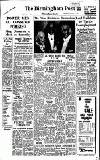 Birmingham Daily Post Thursday 10 January 1963 Page 1
