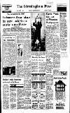 Birmingham Daily Post Saturday 28 September 1968 Page 1
